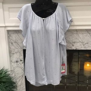 Vince Camuto NWT Lake Breeze Top. Sz L